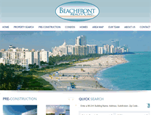Tablet Screenshot of beachfrontonline.com